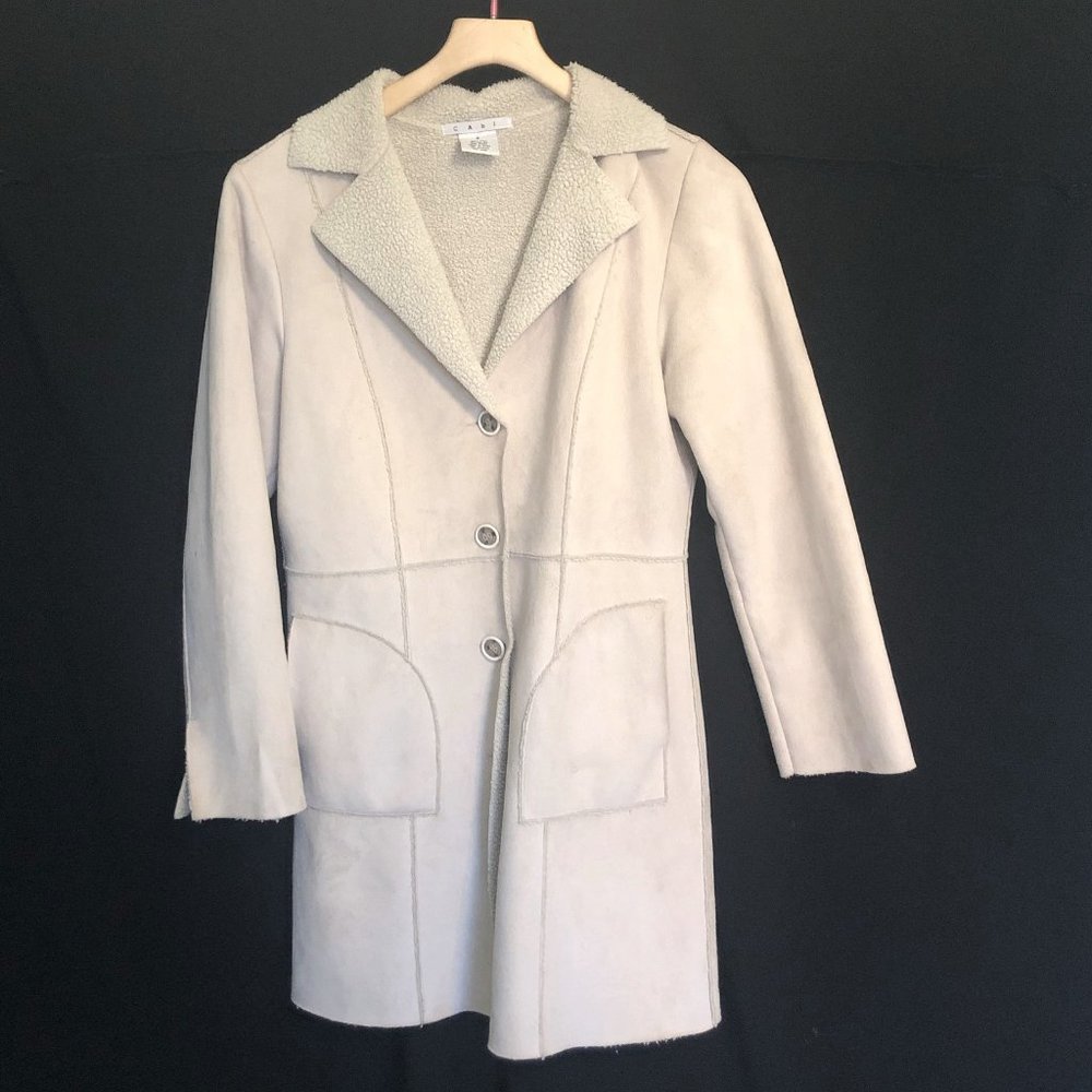 CAbi faux suede coat